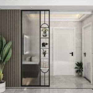 Luxury Frosted Glass D'LUJO Mirror Divider