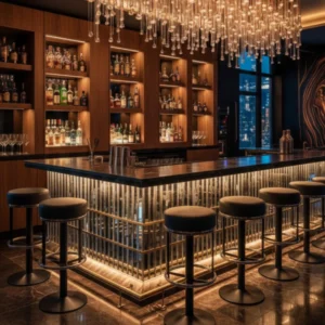 Luxury Illuminated Bar Counter