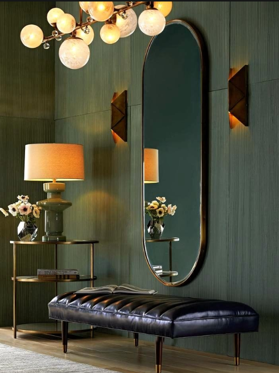 Premium Gold Finish Stainless Steel Mirror Frame | Custom Shapes