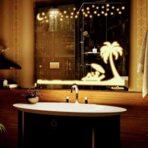 Luminous Horizon: Bespoke Horizontal LED Mirror Collection